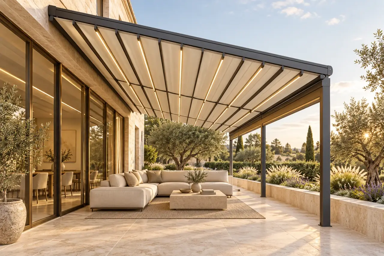 Retractable canopies