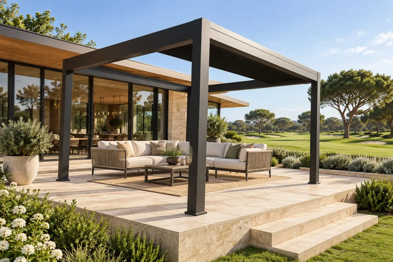 Clubhouse terraces