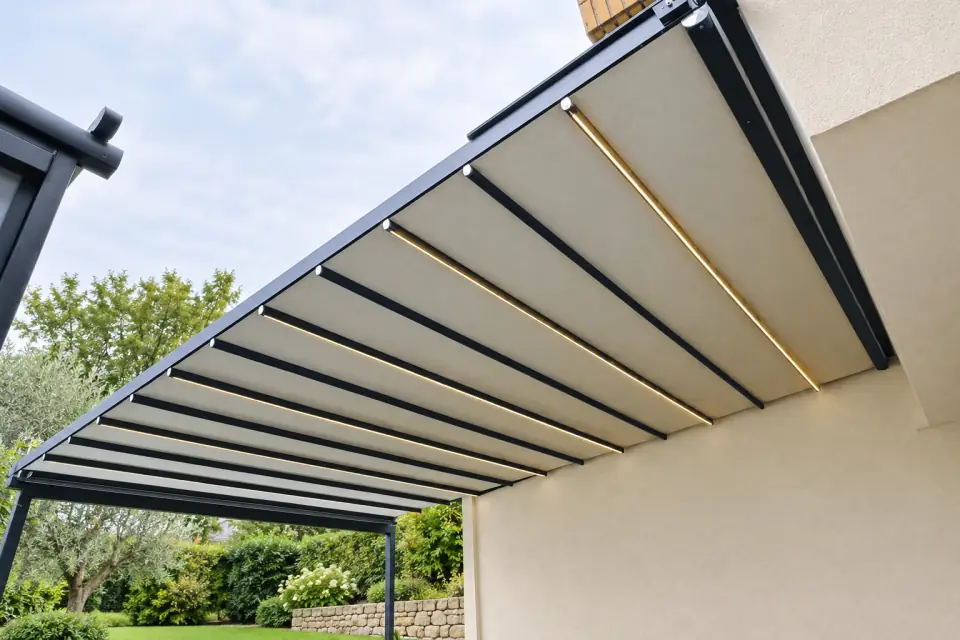 Retractable canopies